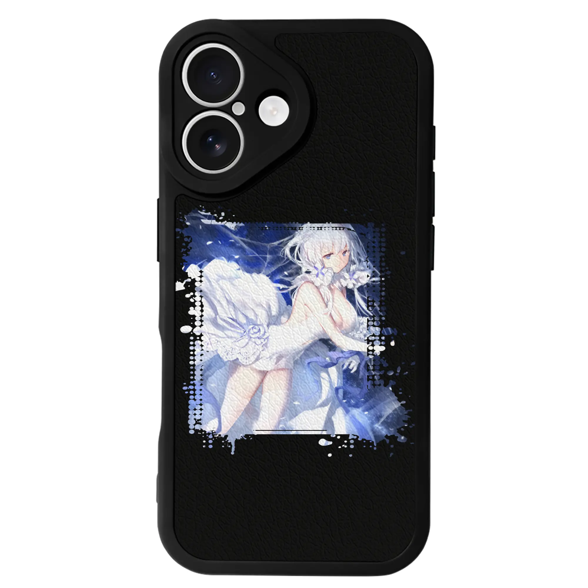 アズールレーン グッズ,イラストリアス - IPhone 16シリーズ対応 ・ シリコンスマホケース ・ レザー調 ・ 高精度フィット ・ 耐衝撃 ・ ワイヤレス充電対応 ・ 精密カット